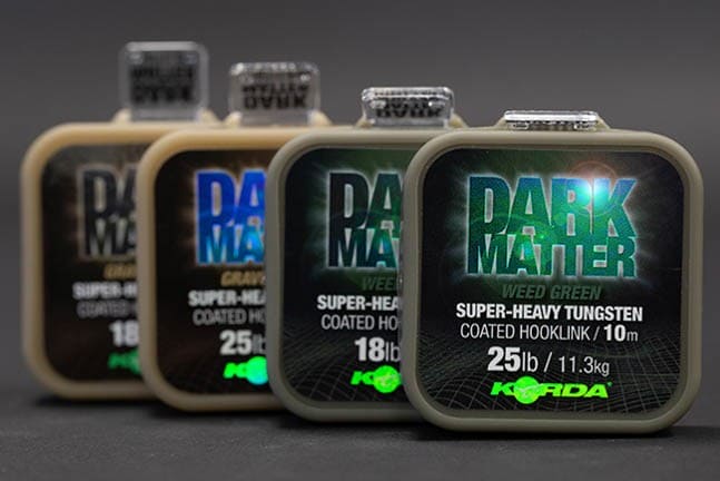 Korda Dark Matter Tungsten Coated Braid Weed 18lb
