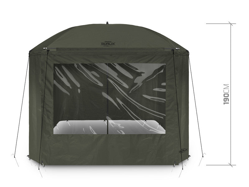 Delphin DualiX Stabil Regenschirm mit Seitenwand