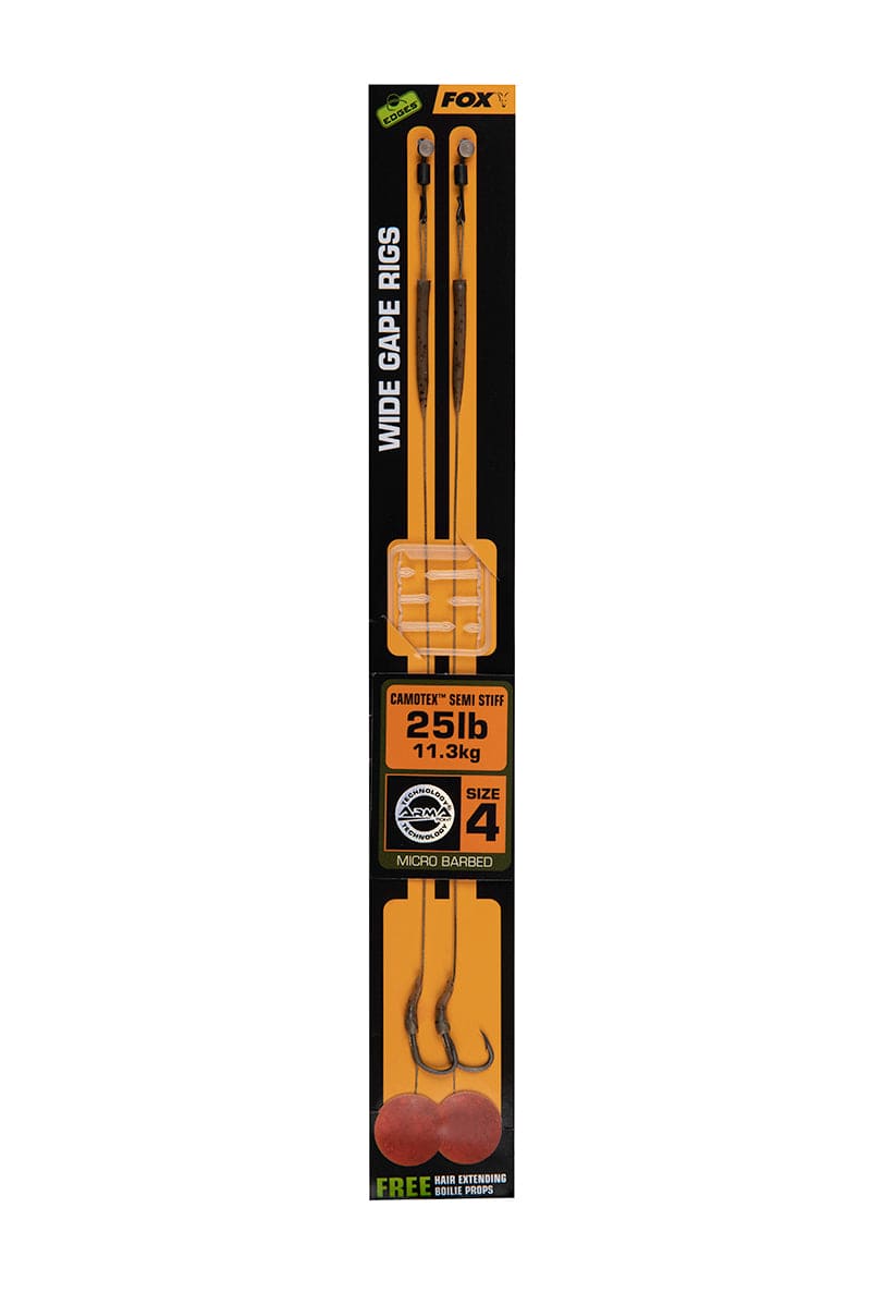 Fox Edges Wide Gape Rigs