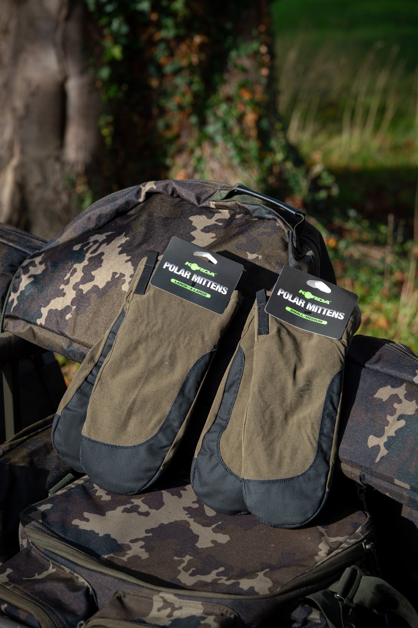 Korda Polar Mittens Dark Olive
