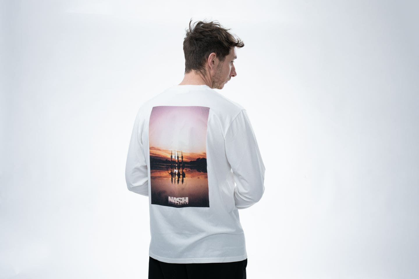 Nash Make it Happen Sunset Long Sleeve T-Shirt Ecru