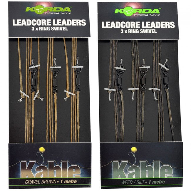 Korda Leadcore Leaders Ring Swivel Gravel