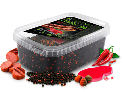Delphin Pellet Box Frankfurter-Chili