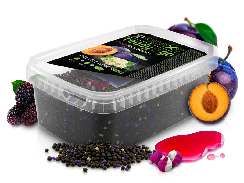 Delphin Pellet Box Pflaume-Maulbeere