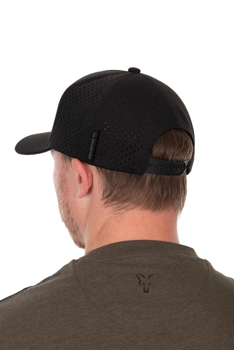 Fox Collection Baseball Cap Black &amp; Orange