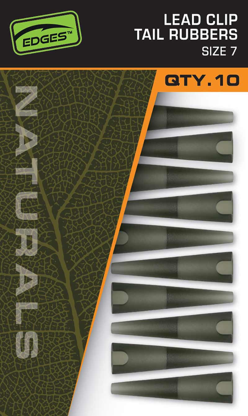 Fox Edges Naturals Lead Clip Tail Rubbers