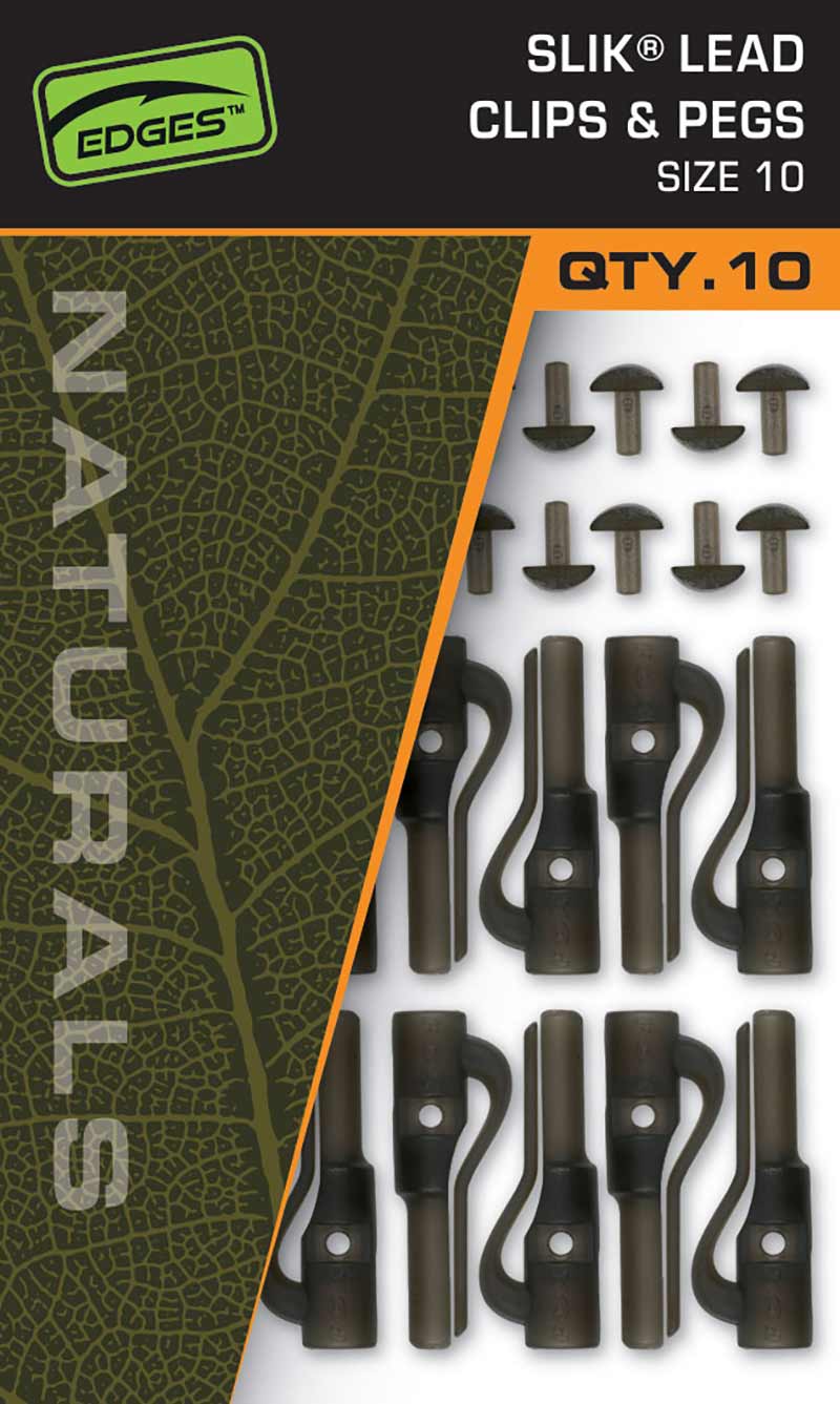 Fox Edges Naturals Lead Clips &amp; Pegs