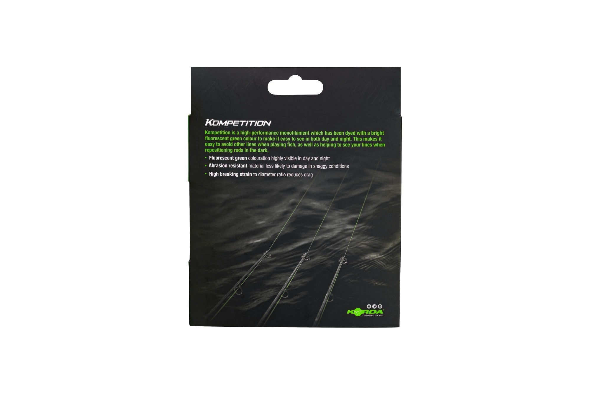 Korda Kompetition Mono Fluoro Green 1000m