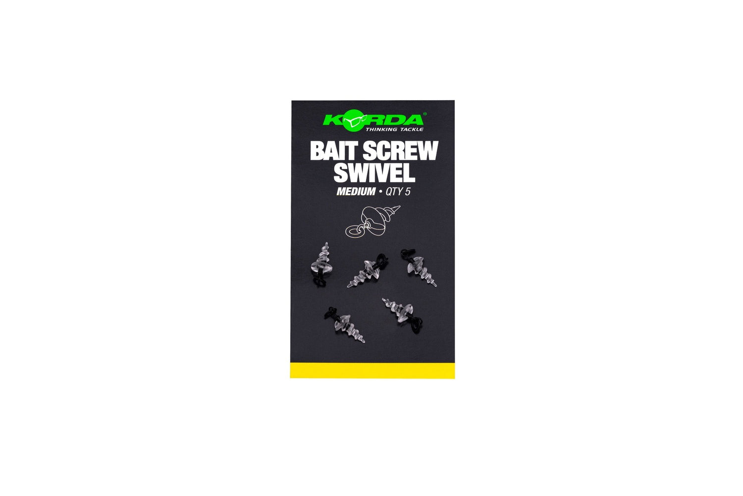 Korda Micro Ring Swivel Bait Screw Medium