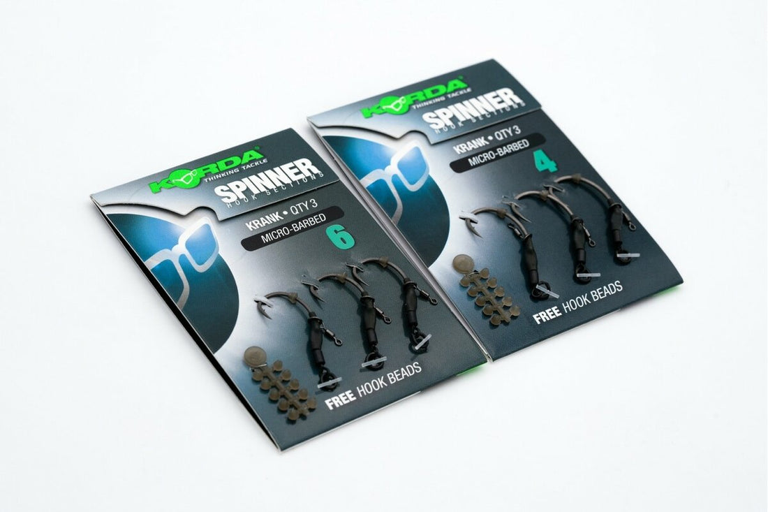 Korda Spinner Hook Sections Krank Barbless 6