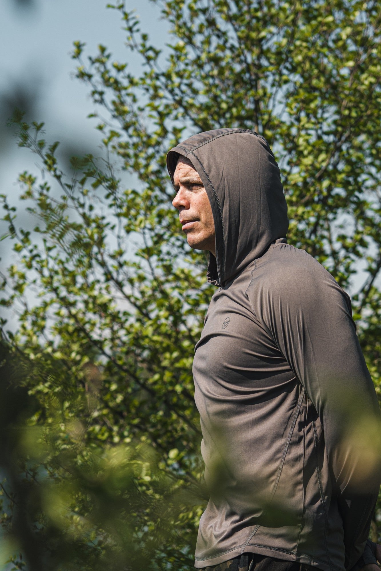 Korda UPF Hooded Top Charcoal