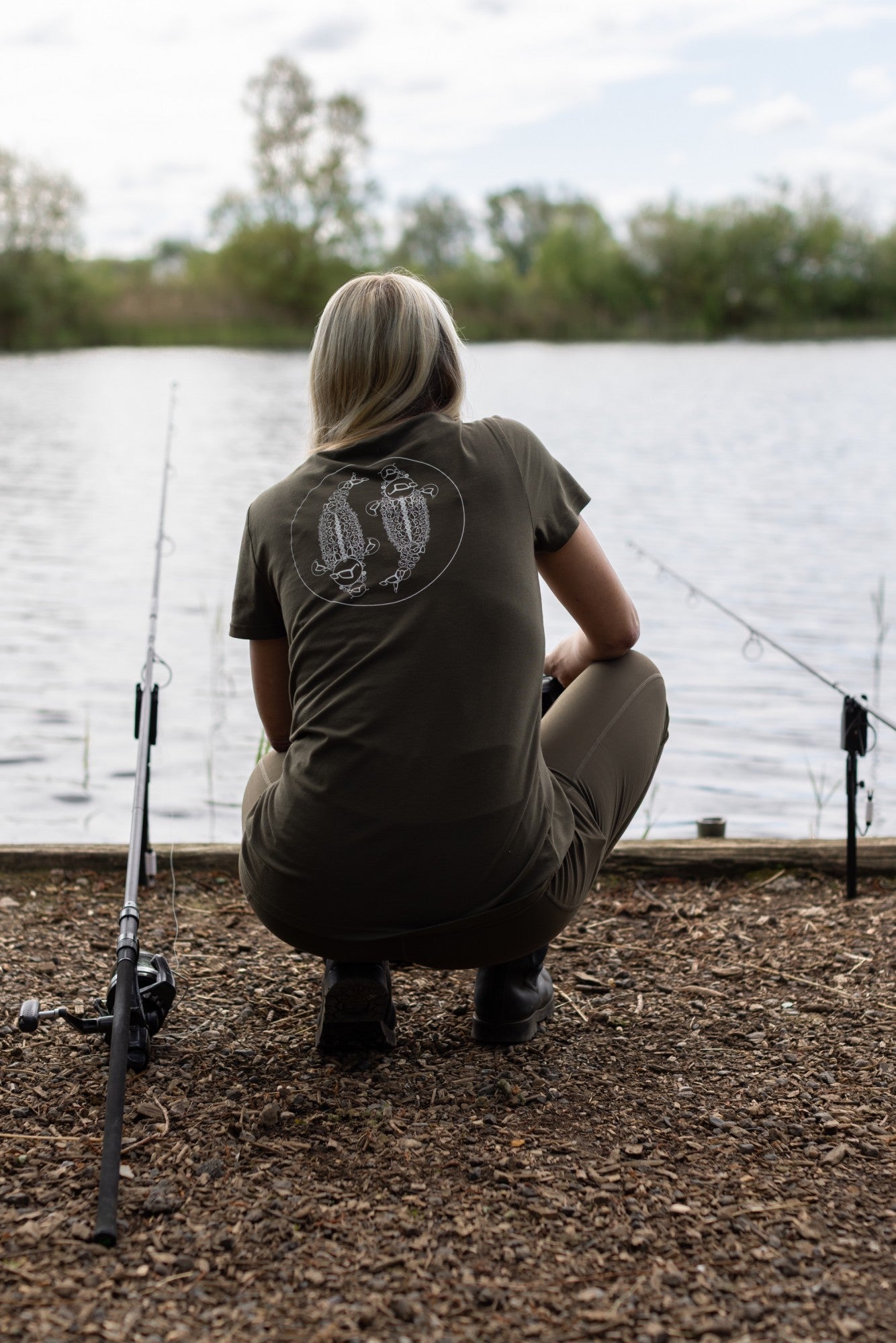 Korda Womens Mandala T-Shirt Dark Olive