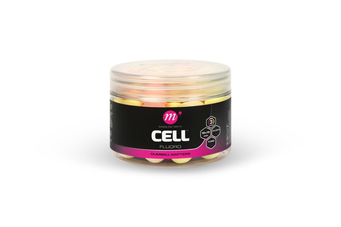 Mainline Cell Fluoro Wafters 12x15mm Pink, Yellow, White