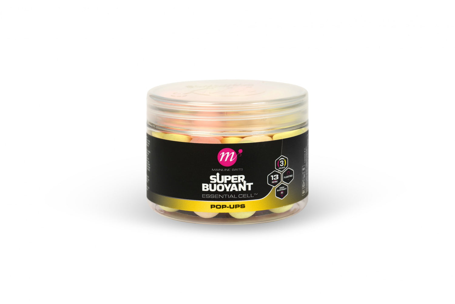 Mainline Essential Cell Super Bouyont Pop Ups 13mm Pink, Yellow, White