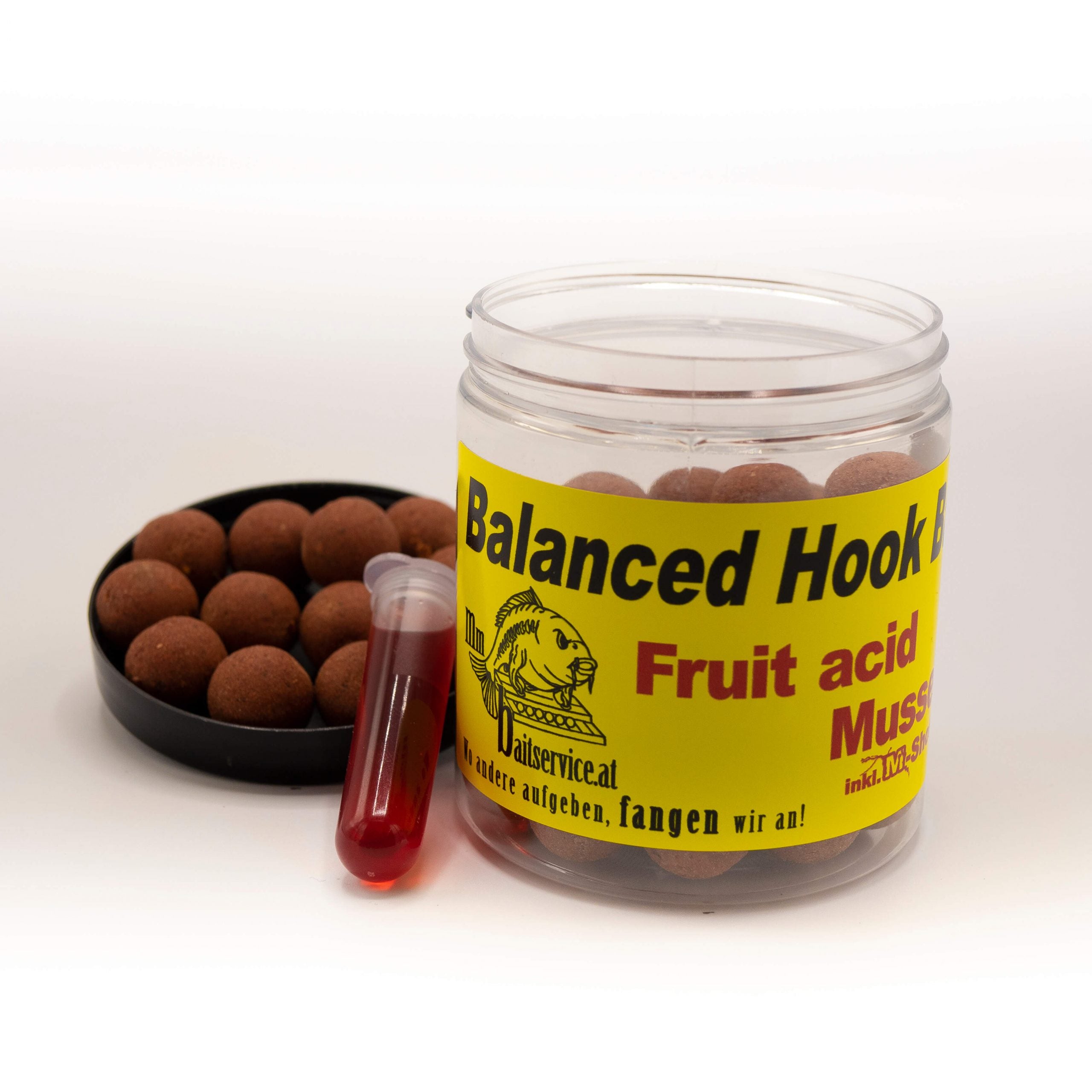 MM Baitservice Balanced Hookbaits Fruit Acid Mussel