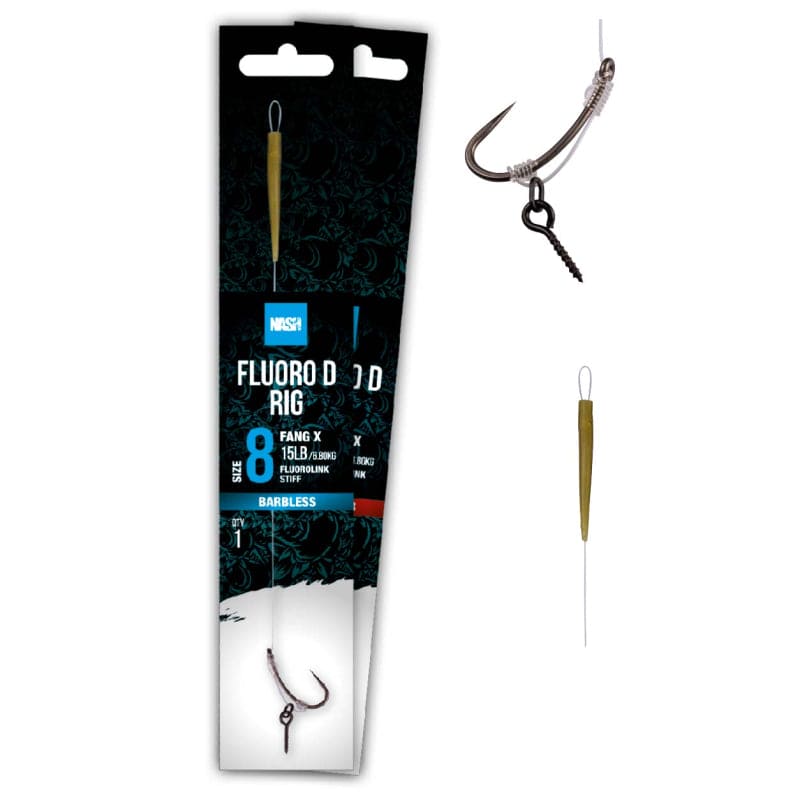 Nash Fluorocarbon D-Rig Micro Barbed