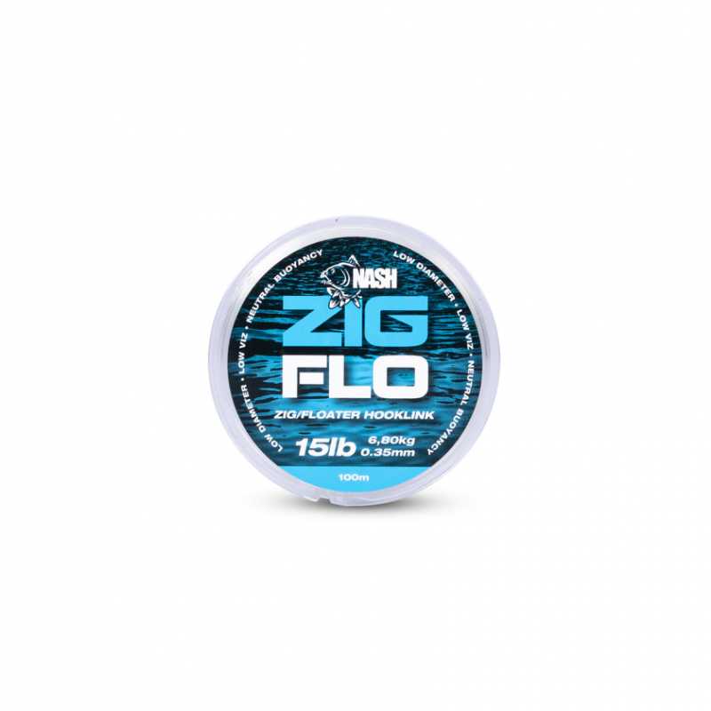 Nash Zig Flo 100m 15lb 0,35mm