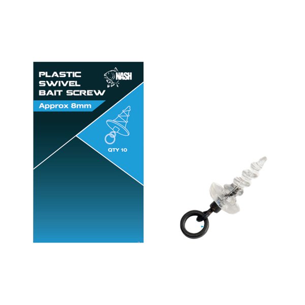 Nash Plastic Swivel Bait Screw 13mm