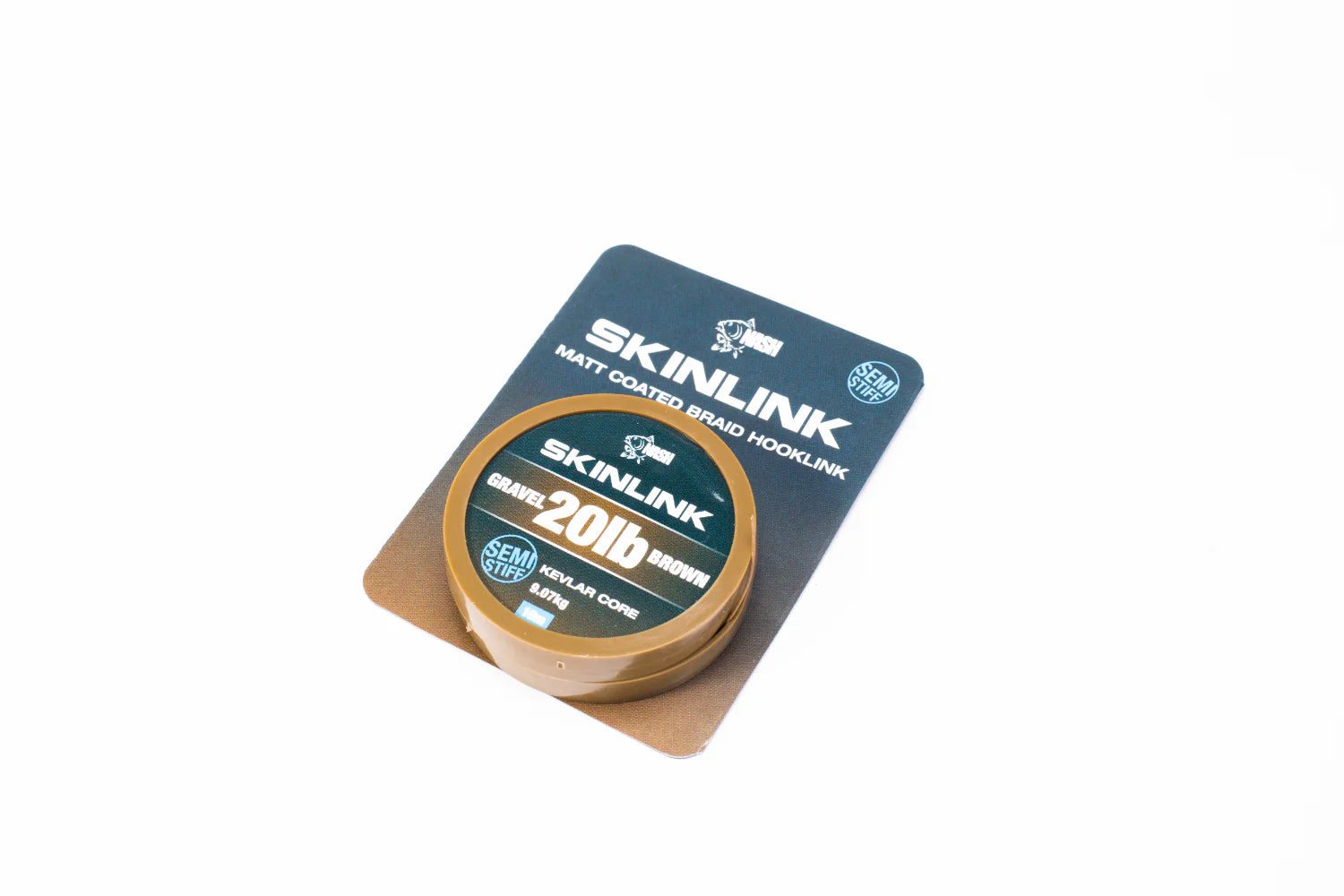 Nash Skinlink Semi-Stiff 20lb Gravel 10m