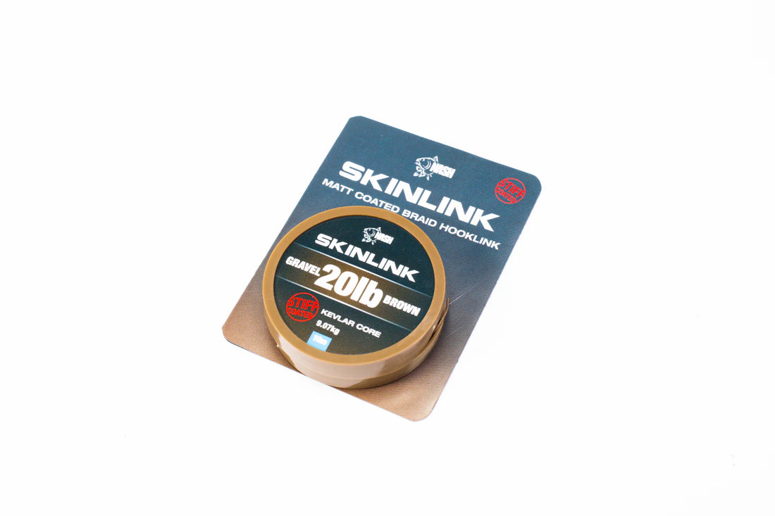 Nash Skinlink Stiff 20lb Gravel 10m