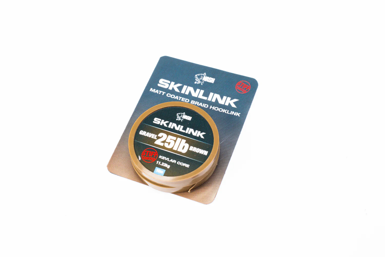 Nash Skinlink Stiff 25lb Gravel 10m