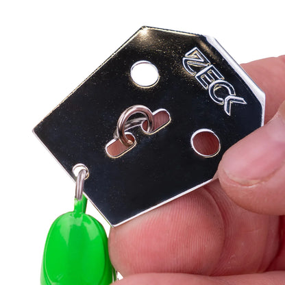 Zeck Bladed Cat Jig Acid Green (UV)