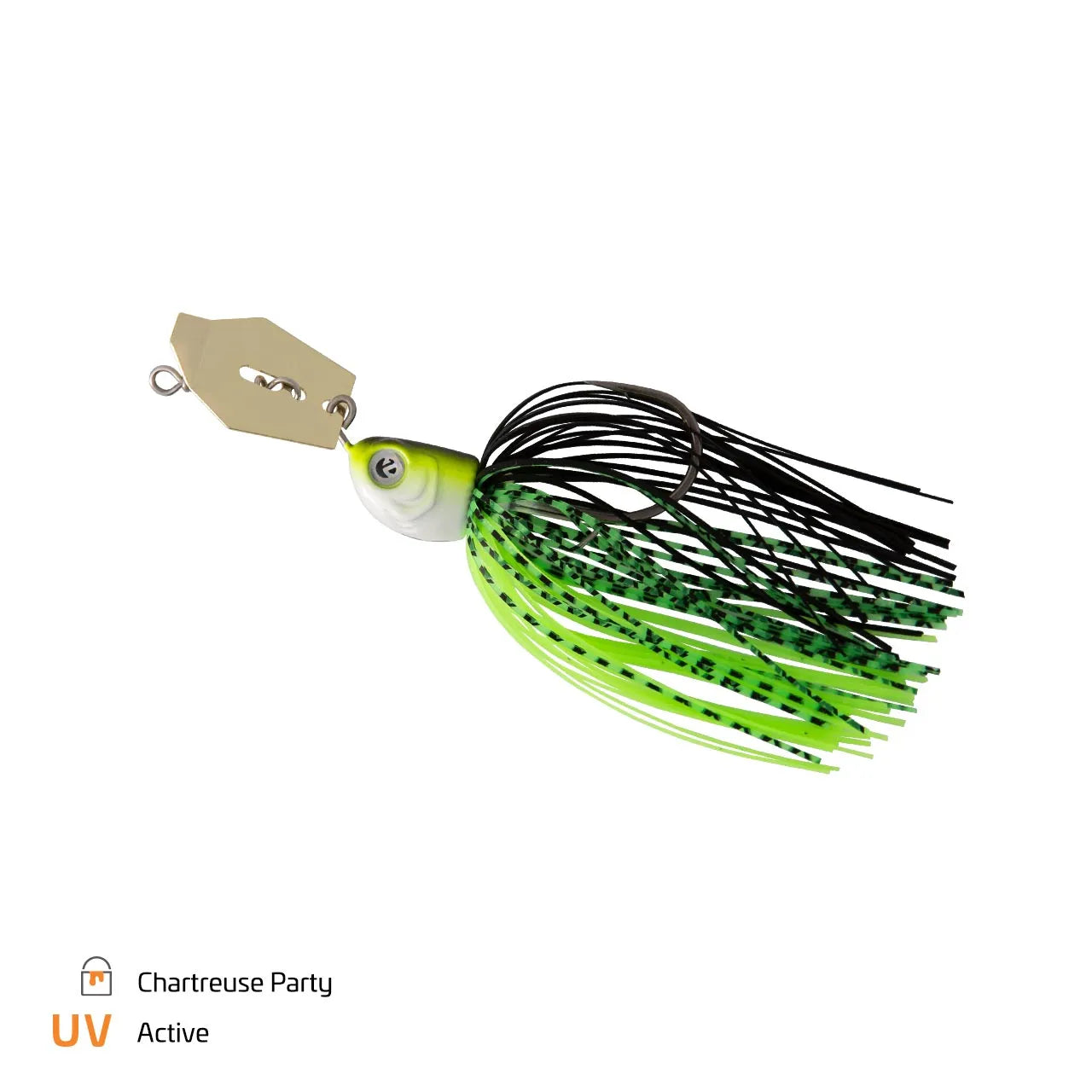 Zeck Bladed Jig 3/0 Chartreuse Party